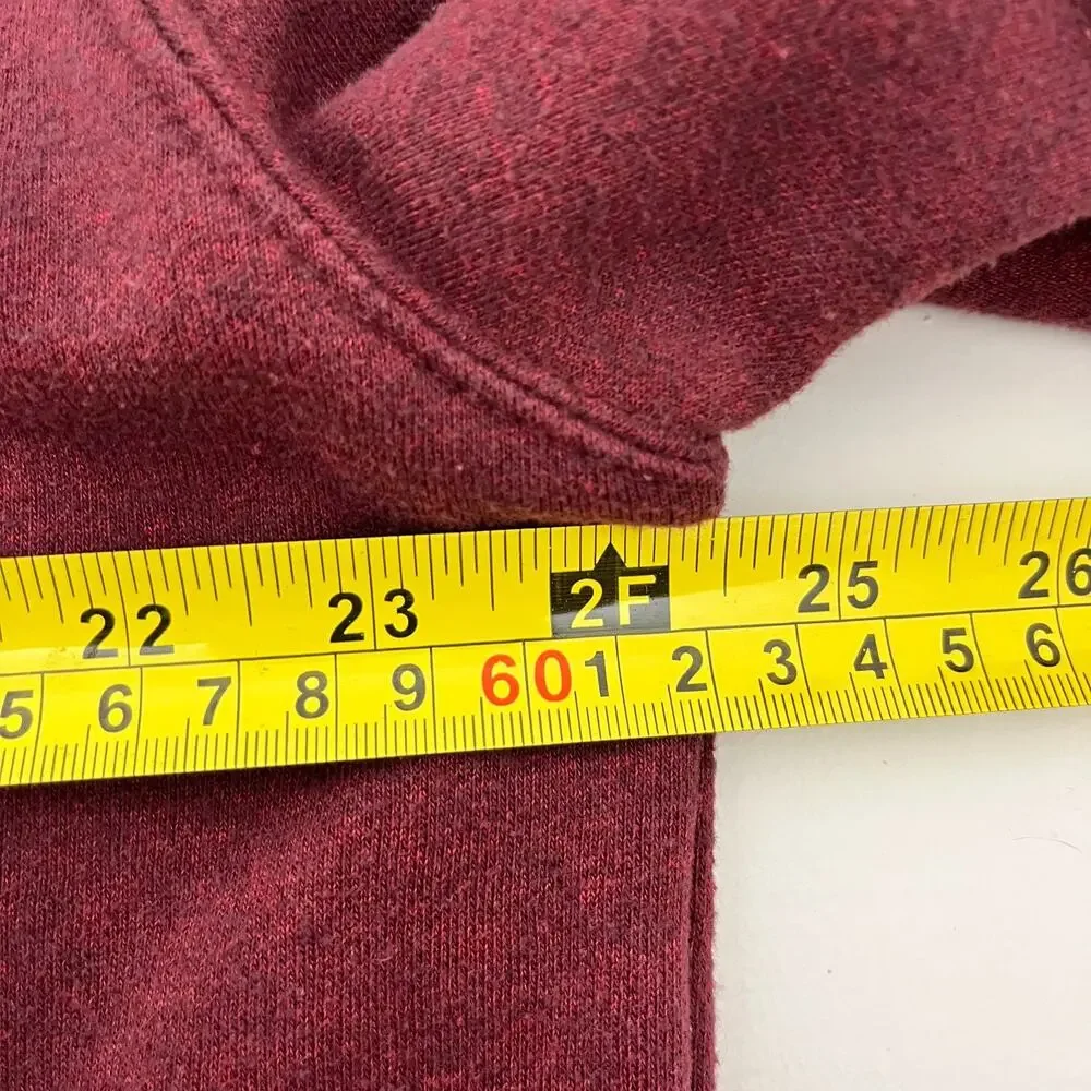IZOD‎ Mens XL 1/4 Zip Pullover Sweater Maroon Advantage Performance Stretch Logo